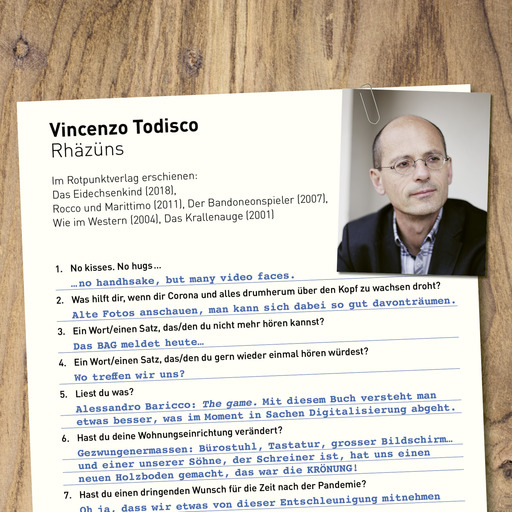 Fragebogen von Vincenzo Todisco